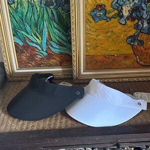 Lululemon Black and White Visors